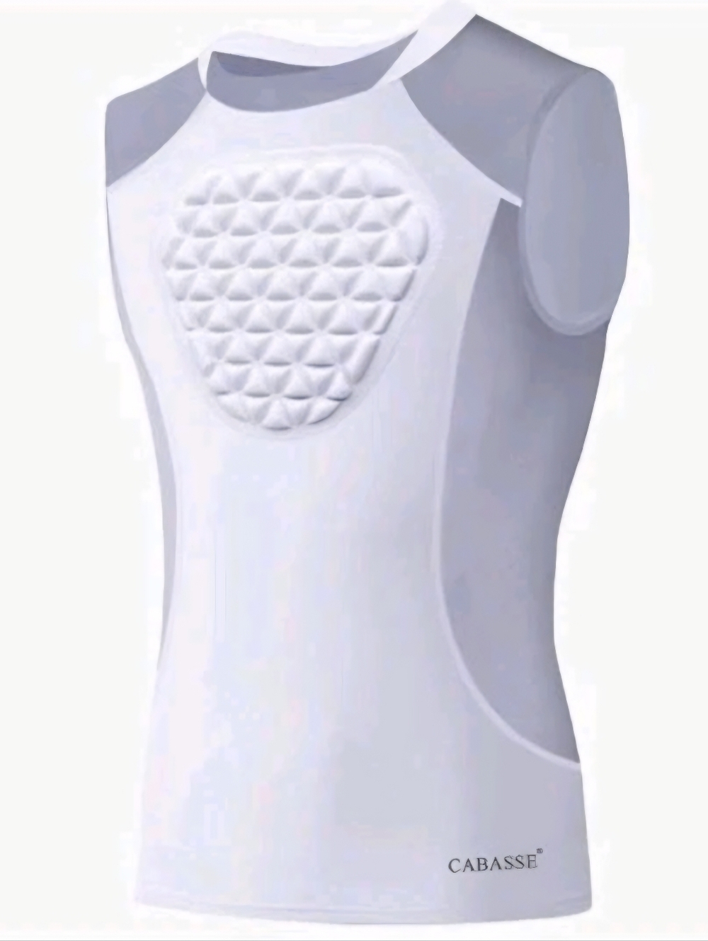 CABASSE Boy's Padded Protective Sleeveless Shirt White Size Small NWT AR-3405